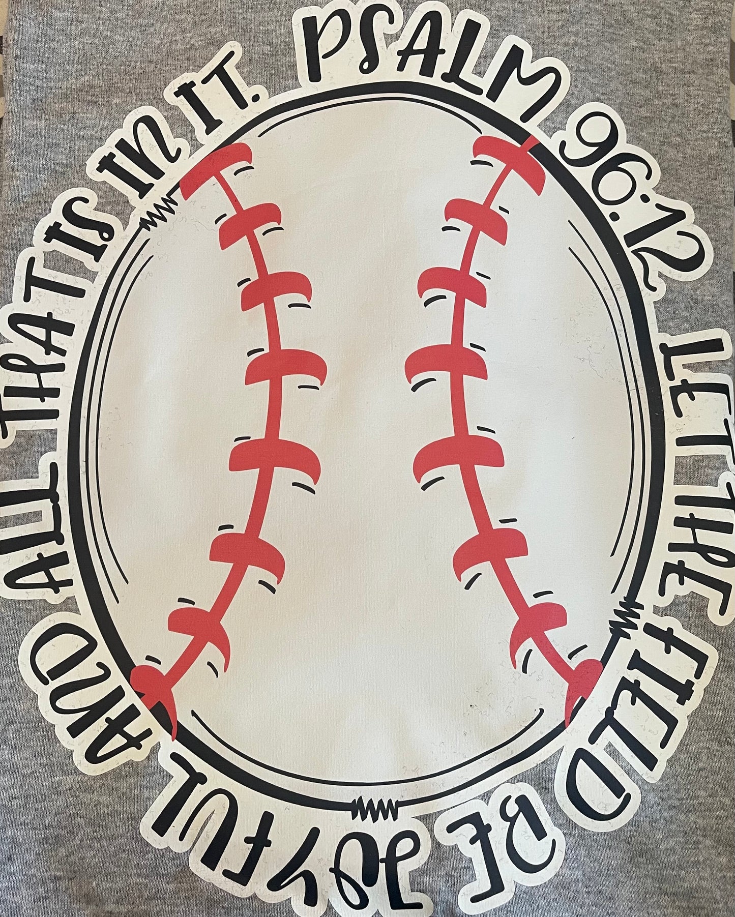 Baseball Psalm 96:12