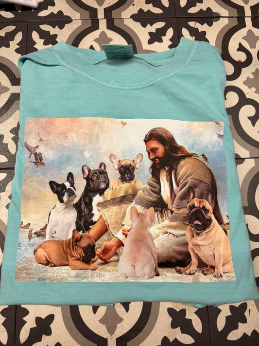 Jesus and bulldogs