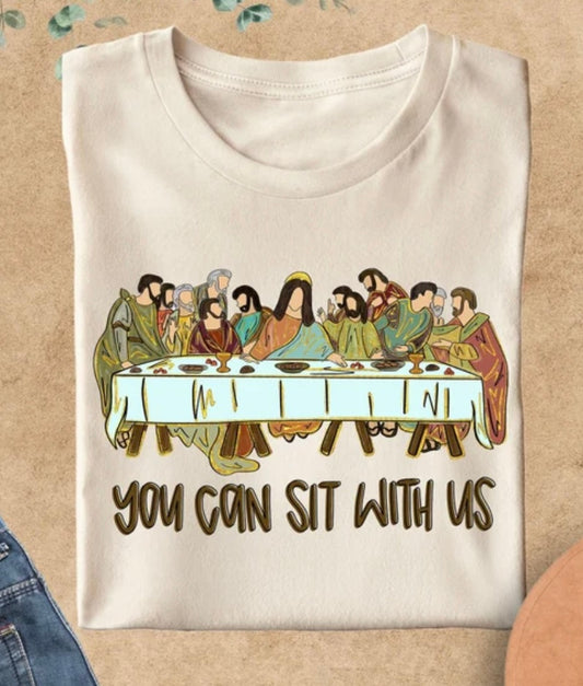 Can sit with us
