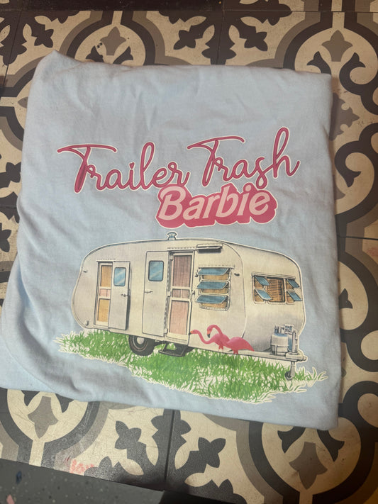 Trailer Trash Barbie (surprise release to help Thanksgiving communities) printed vinyl