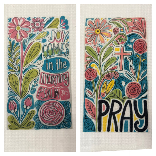 2 pack pray kitchen towels