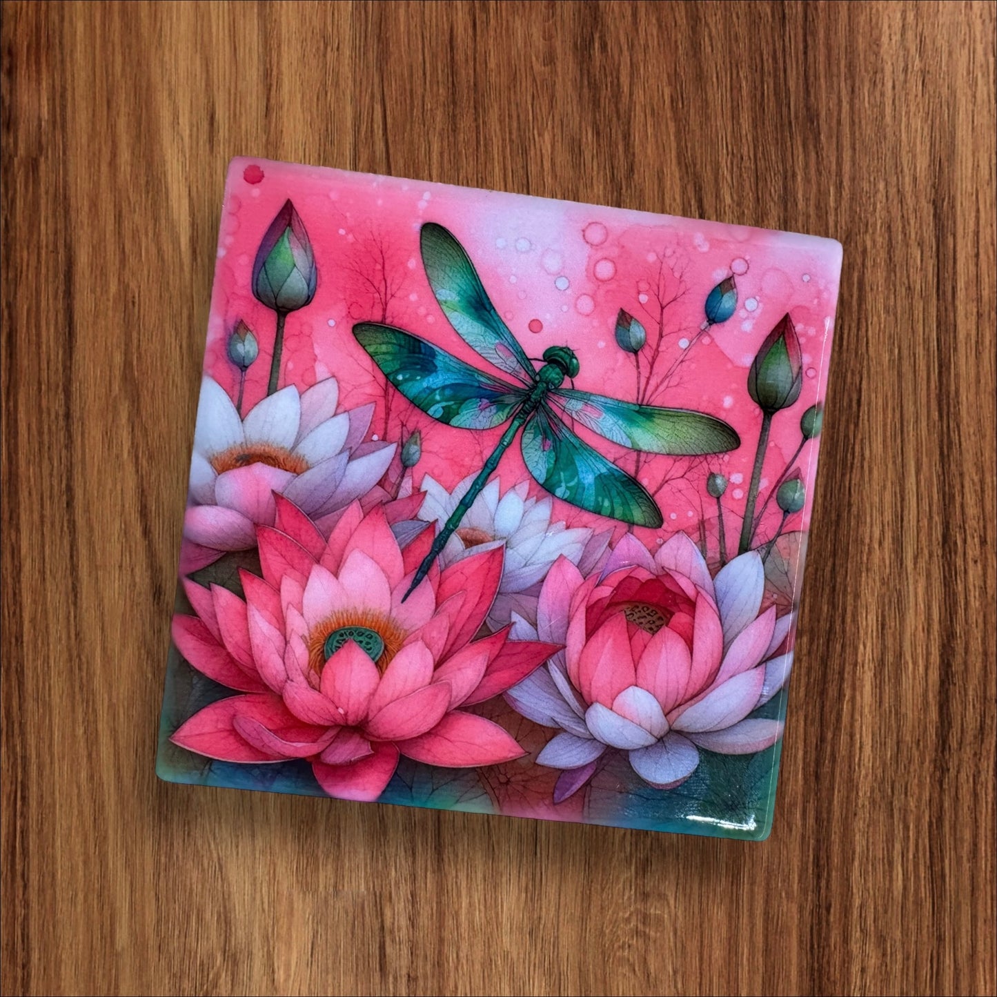 Dragon Fly Square Coaster