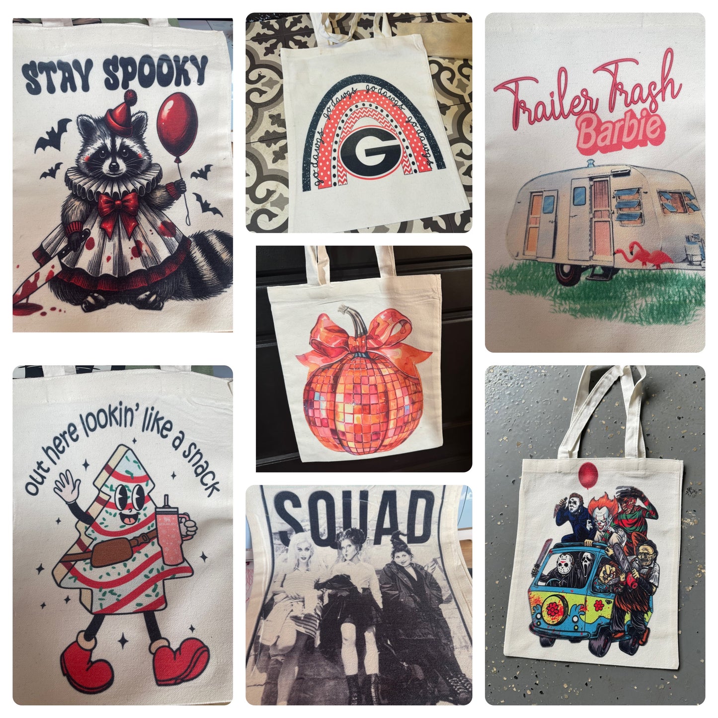 Canvas Bags (any design online)