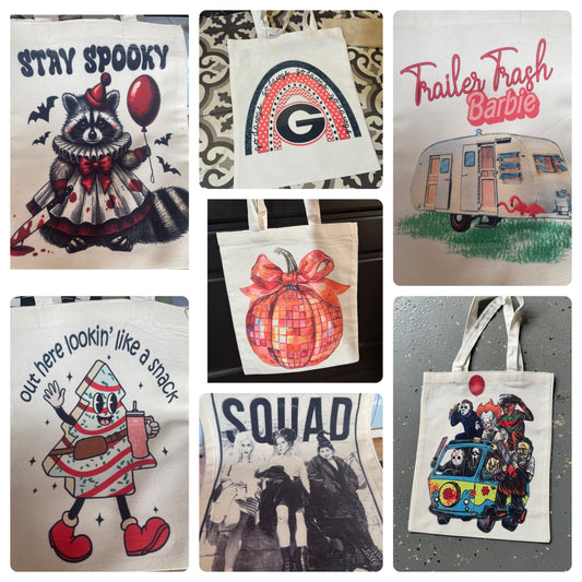 Canvas Bags (any design online)