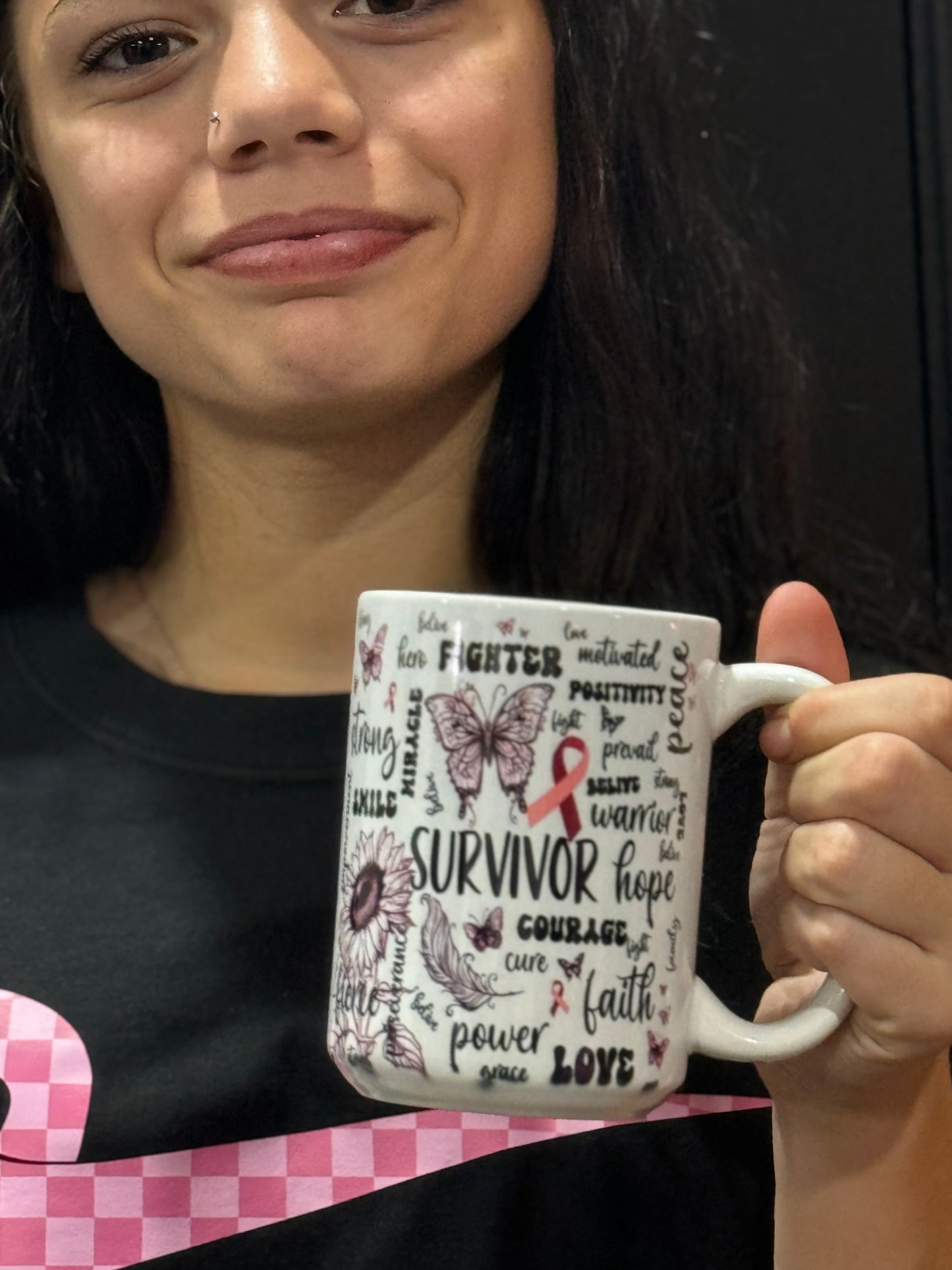 Lyd’s Breast Cancer mug