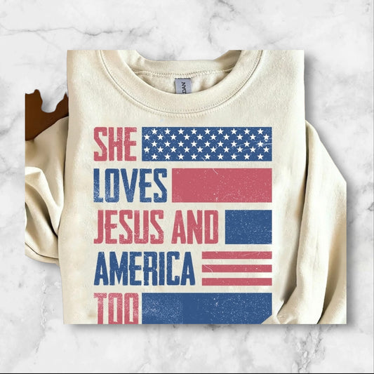 She Loves Jesus And America Too