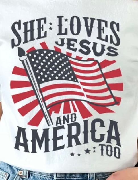 Loves Jesus and America too