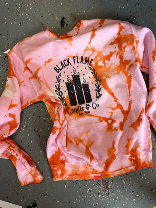 Black Flame Candle & Co Tye Dye