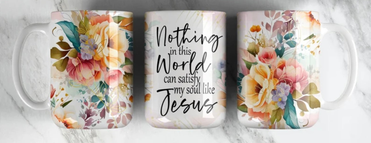 Nothing In This World Can Satisfy My Soul Like Jesus Mug