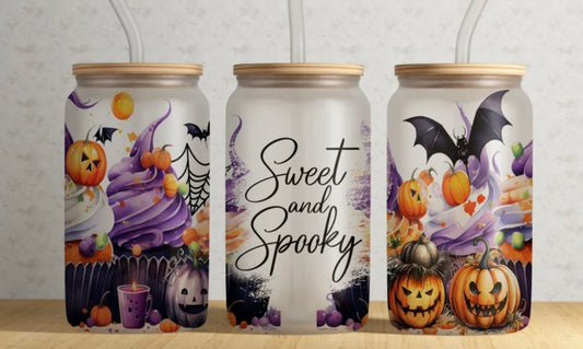 Sweet & Spooky Glass Cup