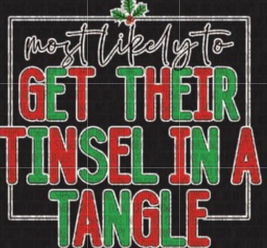 Most Likely To Get Their Tinsel In A Tangle