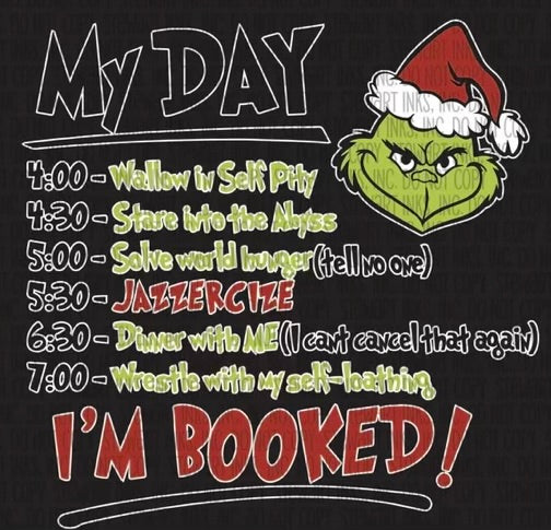 My Day … I’m Booked