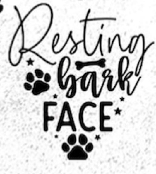 Pet Bandanas Resting Bark Face