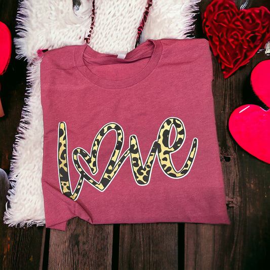 Valentine leopard love