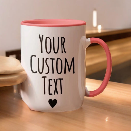 Custom Text Coffee Mug