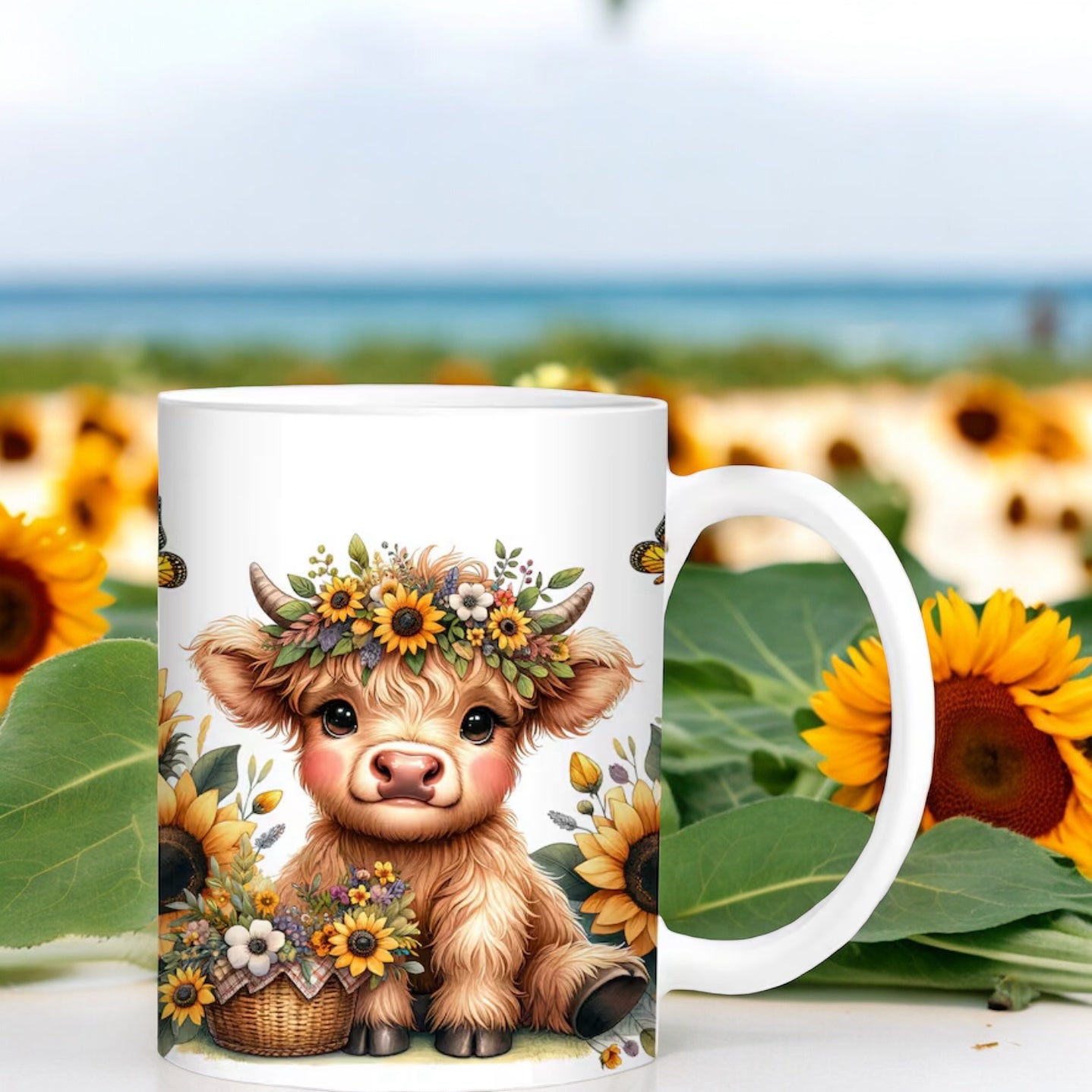 Sunflower Cow